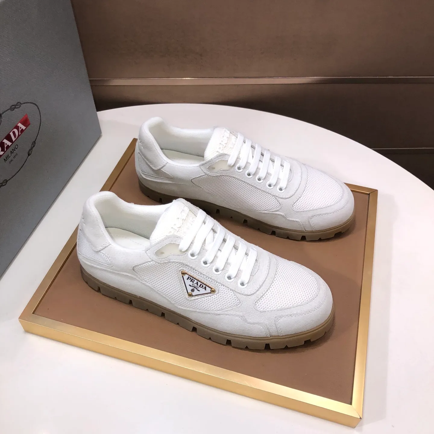 Men's shoes 💰540💰[PRADA] Top original, new season, high-quality original cow products, top imported calfskin with original imported glue, imported cowhide inside with original cowhide feet, original outsole! Quality guaranteed! Code 38-45 (45 customized)